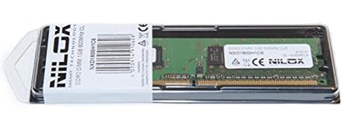 Nilox Memoria Ram Ddr2 Dimm Da 1Gb, 800Mhz, Cl6, Verde