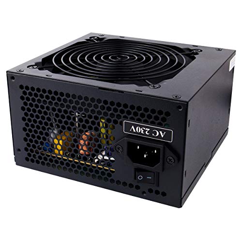 Cit Builder - Alimentatore Da 500 W, Non Modulare, Ppfc, Efficienza Del 70%, Ventola Di Raffreddamento Da 12 Cm, Eccellente Alimentatore Entry-Level,
