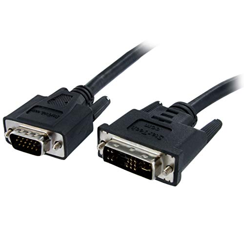 Startech.Com Dvivgamm1M Cavo Per Monitor Dvi A Display Vga, M/M, 15 Pin, 1 M, Nero