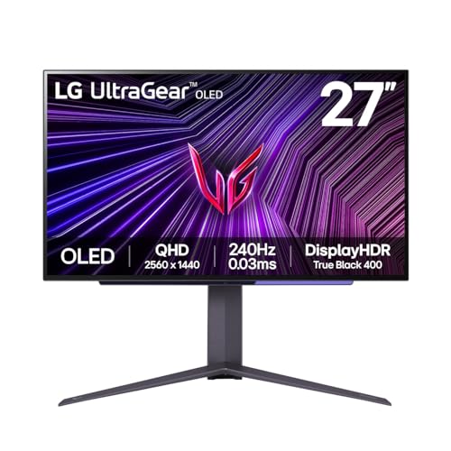 Lg 27Gs95Qe-B Monitor Pc 67,3 Cm [26.5] 2560 X 1440 Pixel Quad Hd Oled Nero (Oled 27In 2560 X 1440 0.03Ms - 16:09 1500000:1 Hdmi 2.1 X2)