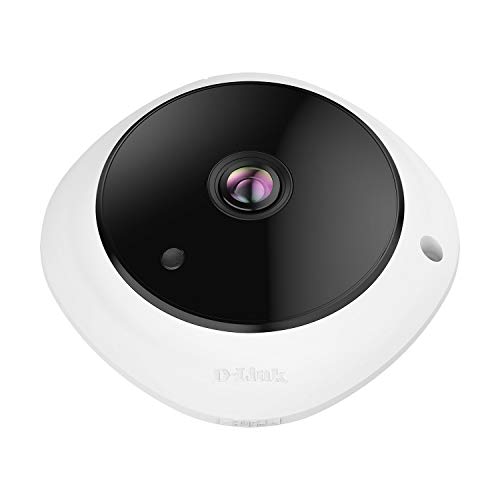 D-Link Dcs-4625 Telecamera Panoramica Fisheye Per Interni, Poe, 5 Megapixel, Gamma Vigilance