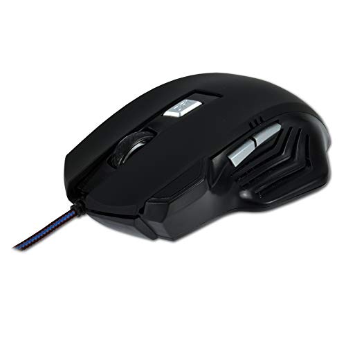 Optical Usb Mouse 1600 Dpi Ergo Right Handed Black
