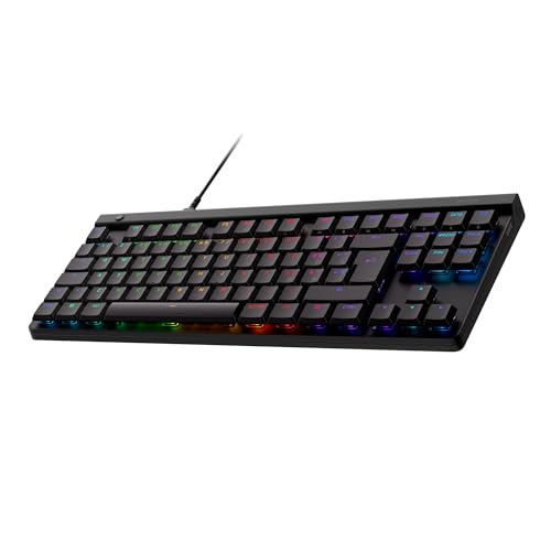 Logitech G G515 Tkl, Tastiera Gaming Cablata A Profilo Ribassato, Rgb Completamente Personalizzabile, Copritasti In Pbt Bicomponente, Switch Tactile,