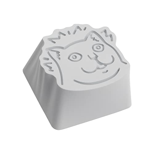 Zomoplus Portachiavi In Alluminio Katze Mur - Bianco