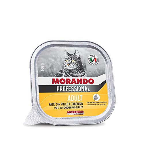 Miglior Gatto - Patè Per Gatti Con Pollo E Tacchino Professional: Vitamine E Proteine, Alimentazione Completa E Facilmente Digeribile - Senza Conserva