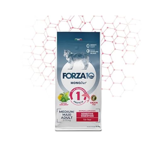 Forza 10 Dog Mono Diet Adult Sensitive Digestion Pesce Medium/Large 10Kg