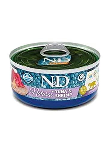 Farmina Natural & Delicious Cat Tuna & Shrimp 70 Gr