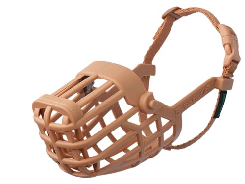 Baskerville Classic Basket Muzzle - Permette Al Cane Di Ansimare E Bere, Impedendogli Di Mordere E Ingoiare Rifiuti, Ideale Per Musi Allungati, Adatto