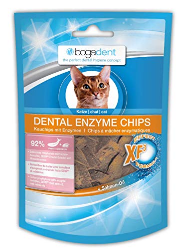 Bogar, Bogadent Dental Sticks Gatto, Stuzzicadenti Per L'Igiene E La Salute, Snack Per Gatti Per La Cura Dei Denti, Patatine Gustose, Con Pesce, Carne