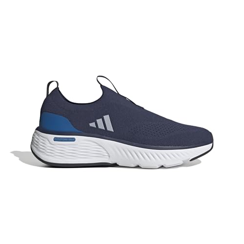 Adidas Cloudfoam Go Sock Shoes, Scarpe Uomo, Dark Blue/Halo Silver/Core Black, 40 Eu