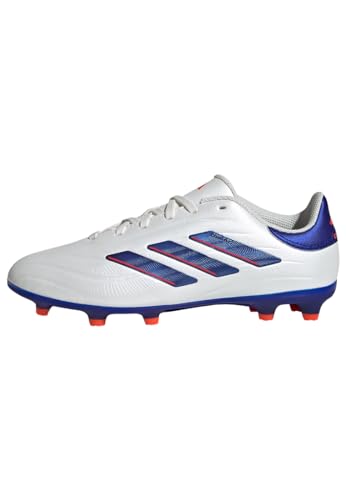 Adidas Copa Pure Ii League Football Boots Firm Ground, Scarpe Da Calcio Unisex-Adulto, Cloud White/Lucid Blue/Solar Red, 36 2/3 Eu