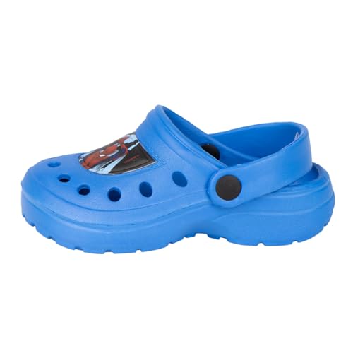 Zoccoli Per Bambini Di Spiderman - Colore Blu - Taglia 26/27 - Realizzati Al 100% In Eva - Zoccoli Per Bambini - Stampa Spiderman - Prodotto Originale