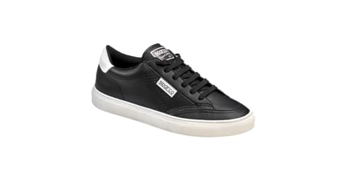 Sparco 0012B343Nrbi Zapatillas S-Time Talla 43 /Blanco, Stivaletti Bassi Con Lacci Unisex-Adulto, Multicolore, Eu