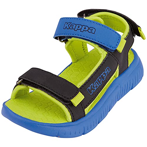 Kappa Kana Mf K Sandali Unisex - Bambini E Ragazzi, Blu (Blue/Black), 35 Eu