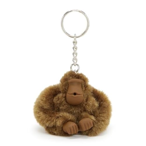 Kipling Monkeyclip S, Portachiavi A Forma Di Scimmia Piccola, 4 X 80 X 38 Cm, Dry Laurel