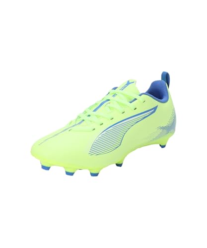 Puma Ultra 5 Play Fg/Ag Jr, Soccer Shoe, Fizzy Apple White-Bluemazing, 38 Eu