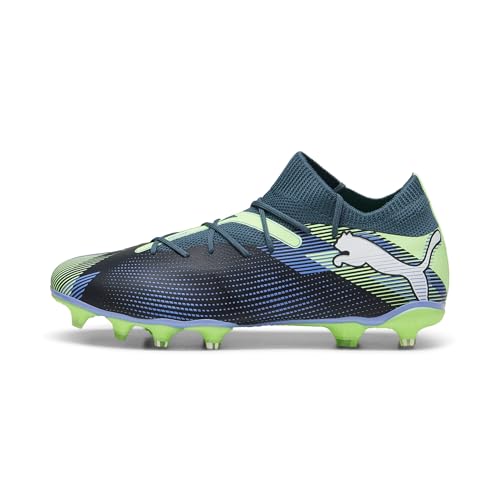 Puma Future 7 Match Fg/Ag, Soccer Shoe Unisex - Adulto, Gray Skies Puma White Fizzy Apple, 44 Eu