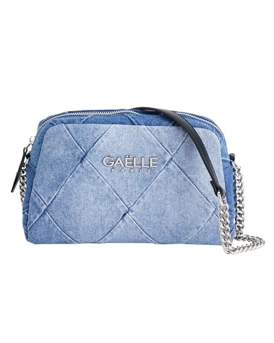 Borsa A Tracolla -Gaelle-Gaacw02153- Comoda, Pratica, Realizzata In Tessuto Matelassè In Denim, Dal Design Compatto Ed Essenziale. 25X15X7Cm