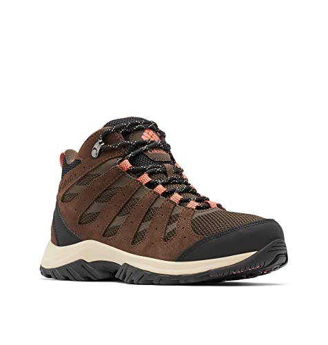 Columbia Redmond 3 Mid Wp, Scarpe Da Trekking Donna, Cordovan/Dark Coral 2023 , 40 Eu