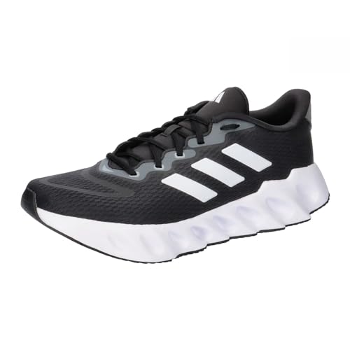 Adidas Switch Run Running Shoes, Scarpe Da Corsa Uomo, Core Black/Cloud White/Halo Silver, 43 Eu