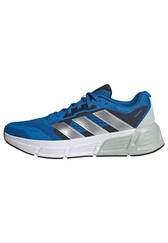 Adidas Questar Shoes, Scarpe Da Corsa Uomo, Bright Royal/Silver Metallic/Ink, 46 Eu