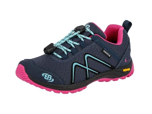 Brütting Guide, Scarpe Da Arrampicata Basse, Blu (Marine/Pink/Türkis Marine/Pink/Türkis), 37 Eu