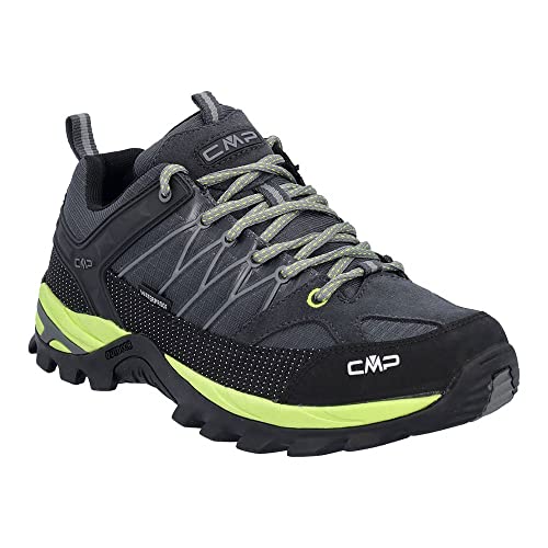 Cmp Rigel Low Trekking Shoes Wp, Scarpe Da Trekking Uomo, Antracite Limegreen, 44 Eu