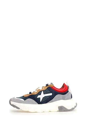 W6Yz Next-M Sneakers In Suede/Denim Washed Eu 41 - Grey-Navy