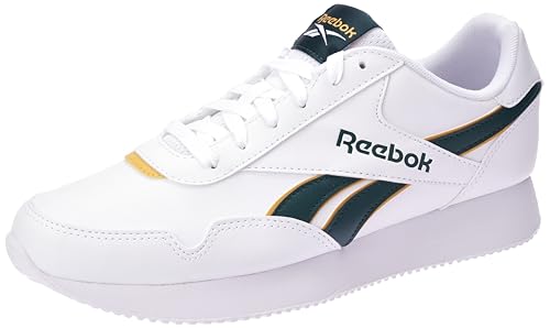 Reebok Jogger Lite, Sneaker Unisex-Adulto, White/Collegiategrn/Fiercegld, 44 Eu