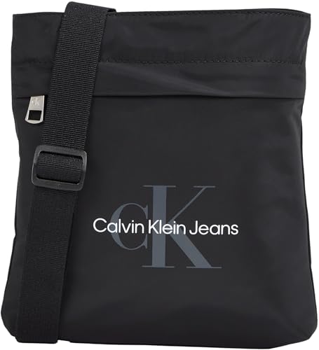 Calvin Klein Jeans Sport Essentials Flat Pack18 M K50K512009, Borsa A Tracolla Uomo, Nero (Black), Os