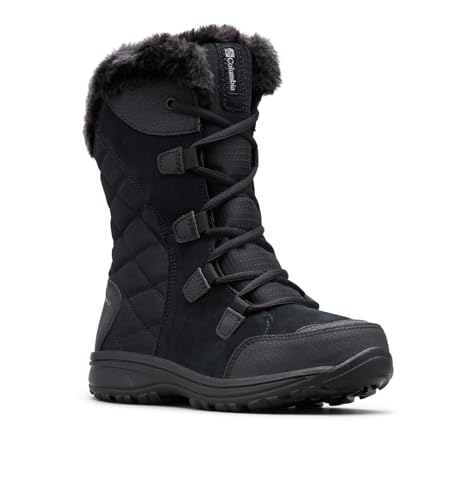 Columbia Ice Maiden 2, Stivali Da Neve Donna, Black/Columbia Grey 2024 , 42 Eu