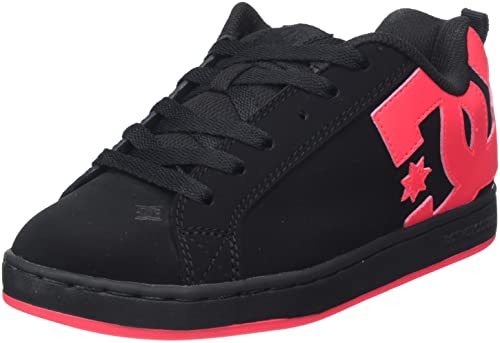 Dc Shoes Court Graffik-Shoes For Women, Scarpe Da Ginnastica Donna, Black/Hot Pink, 40.5 Eu