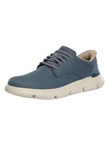 Skechers Uomo Scarpe Da Ginnastica Garza Clive Slip-Ins, Blue, 42 Eu