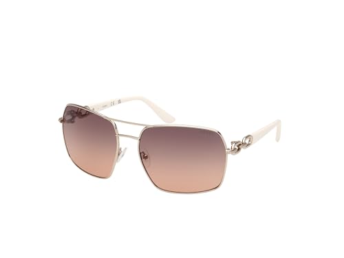 Guess Women Gu0015932B63 Sunglass, Occhiali Donna, Oro Pallido Lucido, 63