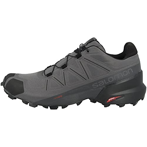 Salomon Speedcross 5, Scarpe Da Trail Running Uomo, Magnet / Black / Phantom, 42 2/3 Eu