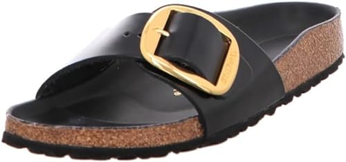Slipper Birkenstock 1022650 Madrid Big Buckle - Shine Black (Numeric_39)