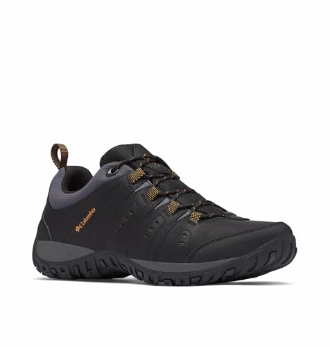 Columbia Woodburn 2 Scarponcino Uomo, Nero (Black/Goldenrod), 43 Eu