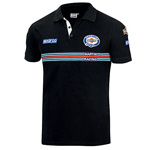 Sparco Martini Racing Felpa Unisex Adulto, Multicolore, Xxl
