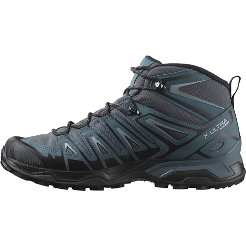 Salomon X Ultra Pioneer Mid Gore-Tex Scarpe Impermeabili Escursionismo Da Uomo, Qualsiasi Condizione Meteo, Tenuta Del Piede Sicura, Stabilità E Ammor