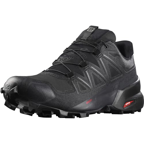 Salomon Speedcross Gore-Tex, Scarpe Da Trail Running Donna, Nero Black Black Phantom, 37 1/3 Eu