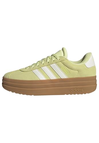 Adidas Vl Court Bold Shoes, Scarpe Donna, Ice Yellow/Off White/Lucid Lemon, 38 Eu