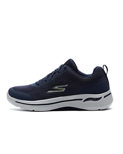 Skechers Go Walk Arch Fit, Sneakers Uomo, Blu Navy, 44.5 Eu