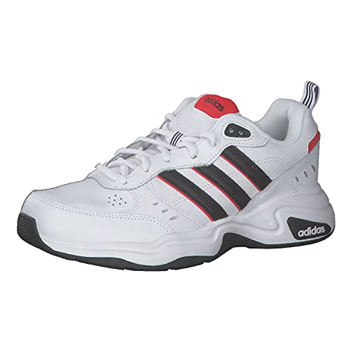 Adidas Strutter Shoes, Sneakers Uomo, Cloud White/Core Black/Active Red, 44 2/3 Eu