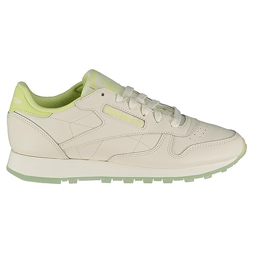 Reebok Classic Leather, Scarpe Da Ginnastica Donna, Chalk/Chalk/Citglo, 35.5 Eu