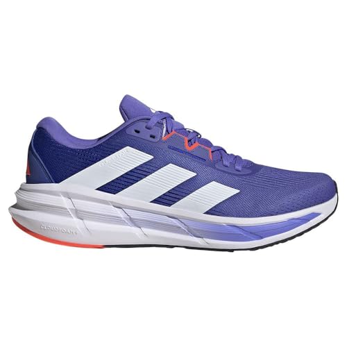 Adidas Questar 3 Running Shoes, Scarpe Da Corsa Uomo, Cobalt Blue/Cloud White/Solar Red, 37 1/3 Eu