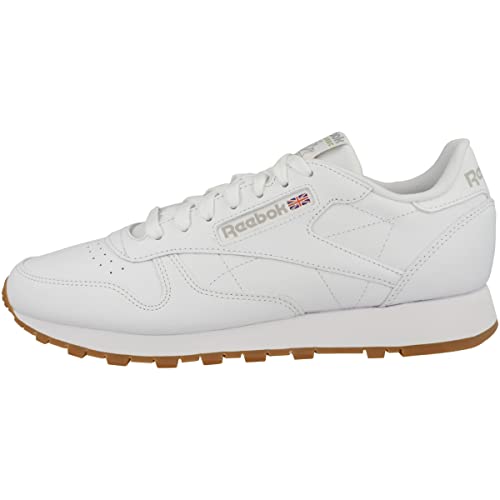 Reebok Classic Leather, Scarpe Da Ginnastica Unisex - Adulto, Ftwwht/Pugry3/Rbkg03, 55 Eu