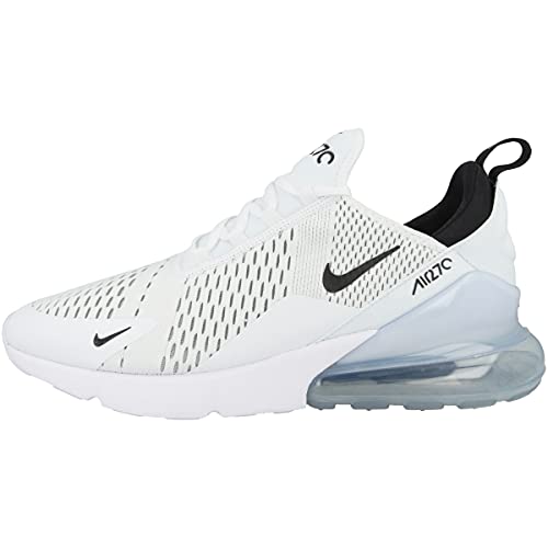 Nike Air Max 270, Scarpe Da Corsa Uomo, Bianco (White/Black), 48.5 Eu