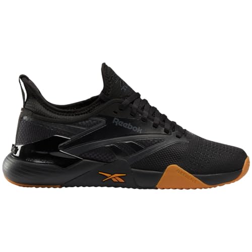 Reebok Nano Court, Sneaker Unisex-Adulto, Black/Grey6/Heritage Gold, 46 Eu