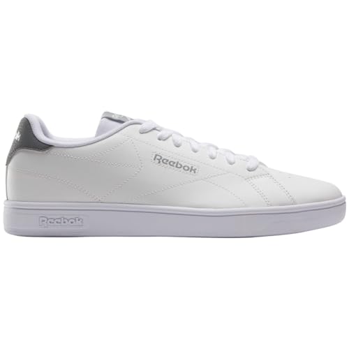 Reebok Court Cln, Sneaker Unisex-Adulto, White/White/Grey, 39 Eu