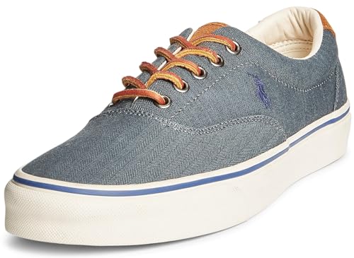 Polo Ralph Lauren Keaton Pony, Sneaker Da Uomo, Denim Newport Navy, 42.5 Eu